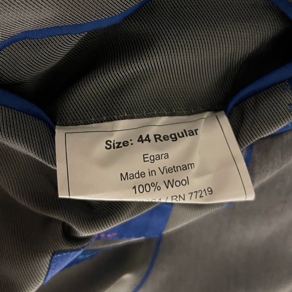 Egara Gray Slim Fit Suit - Picture 4 of 5